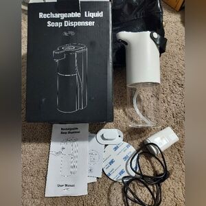 Rechargeable soap dispenser